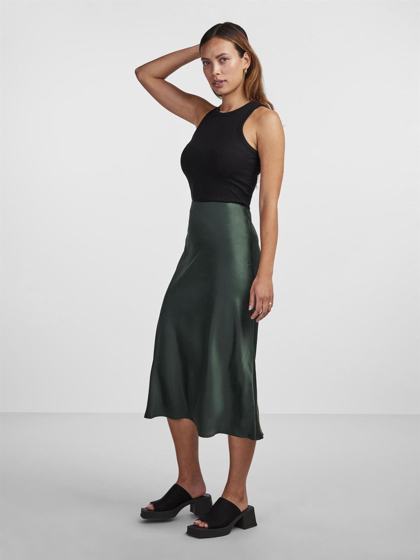 YASPELLA HW MIDI SKIRT S.