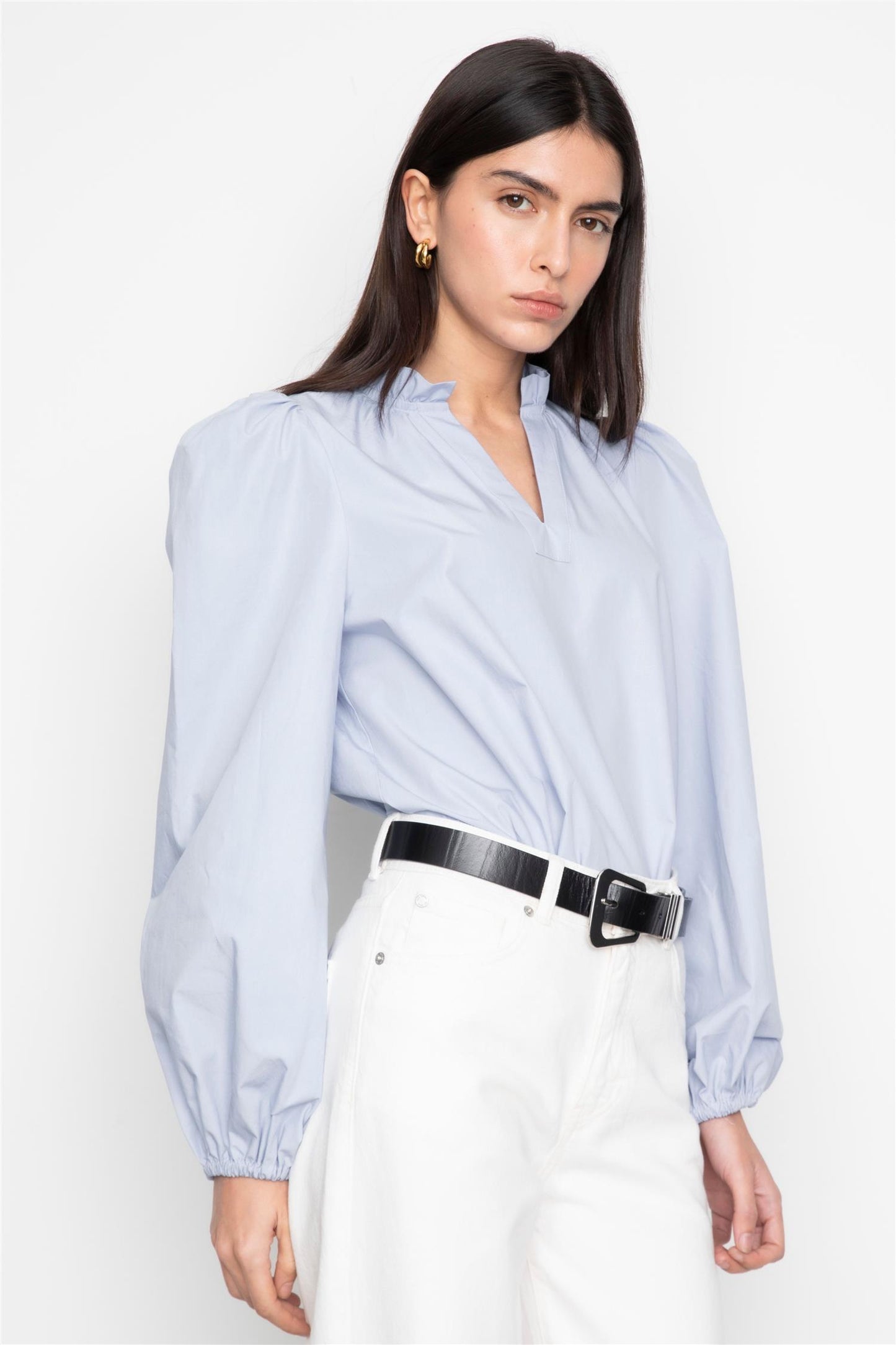 Infinity Blouse Light Blue