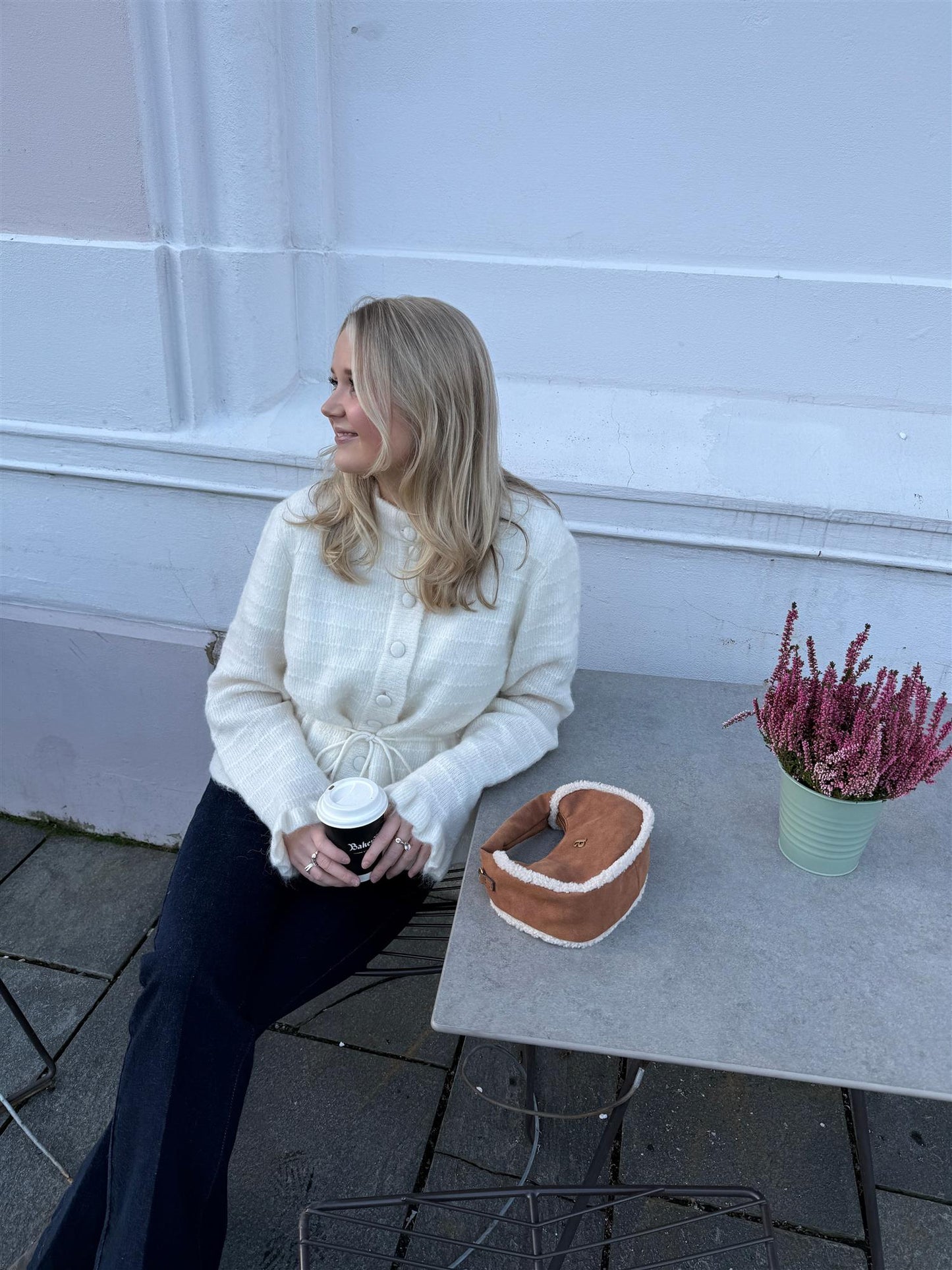 YASThellis LS Knit Cardigan S. Cream