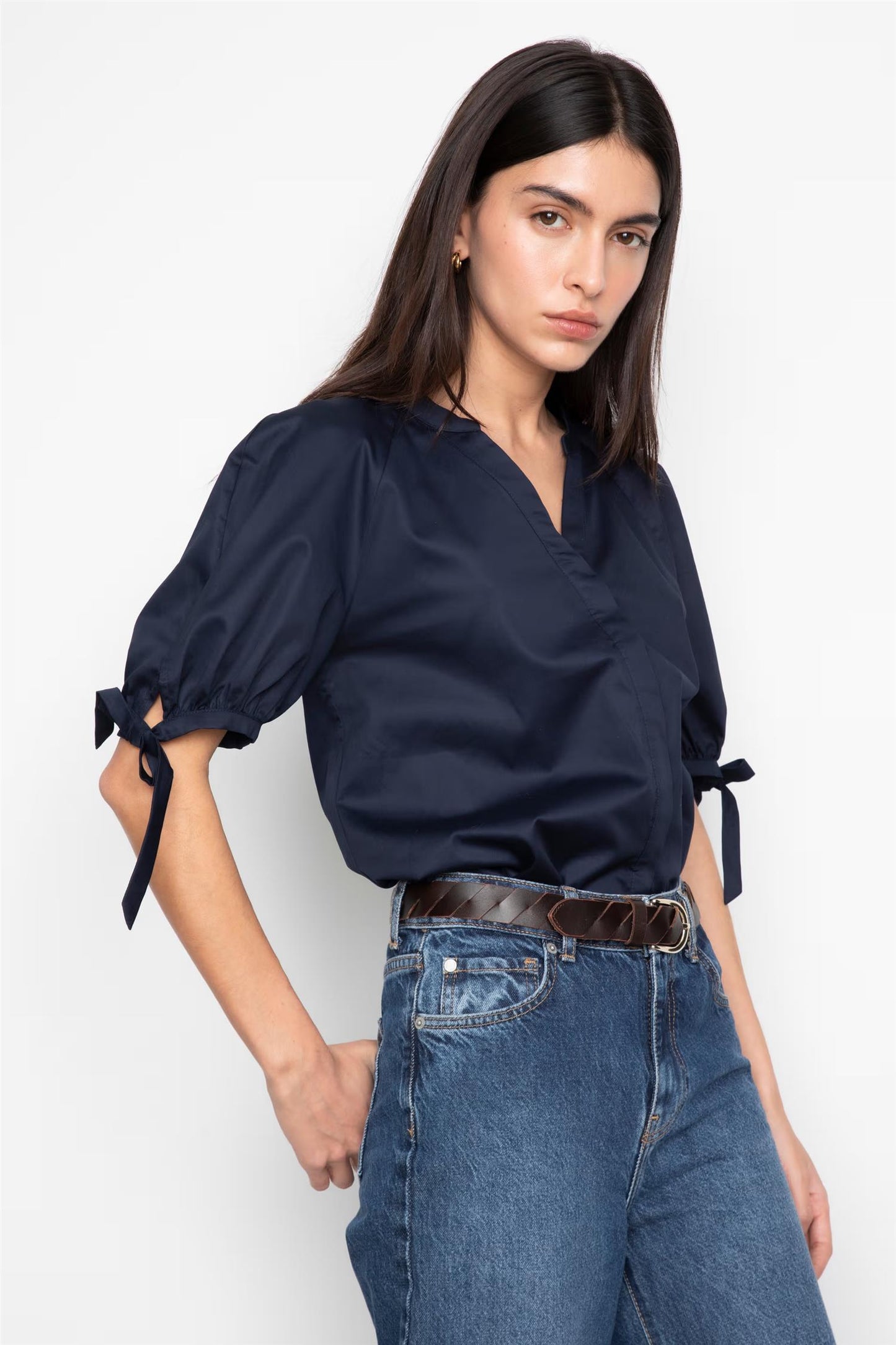 Liza Blouse Navy