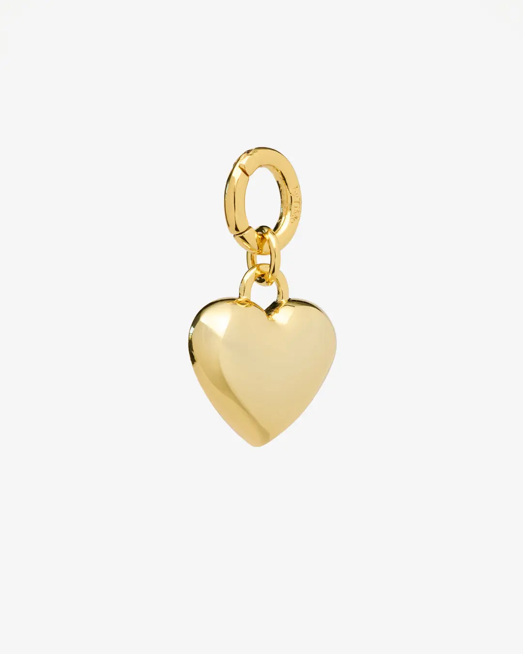 The Heart Charm Lilla / Gull