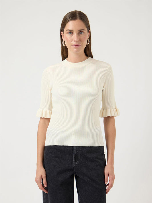 YasMikla SS Knit Top Pristine