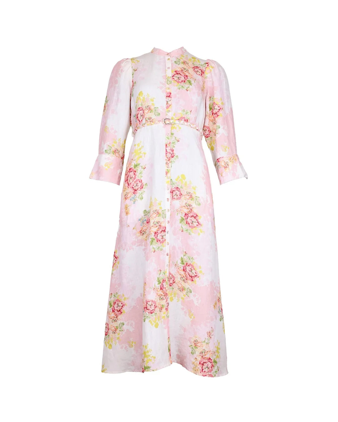 Linen Shift Dress - Rose Amore