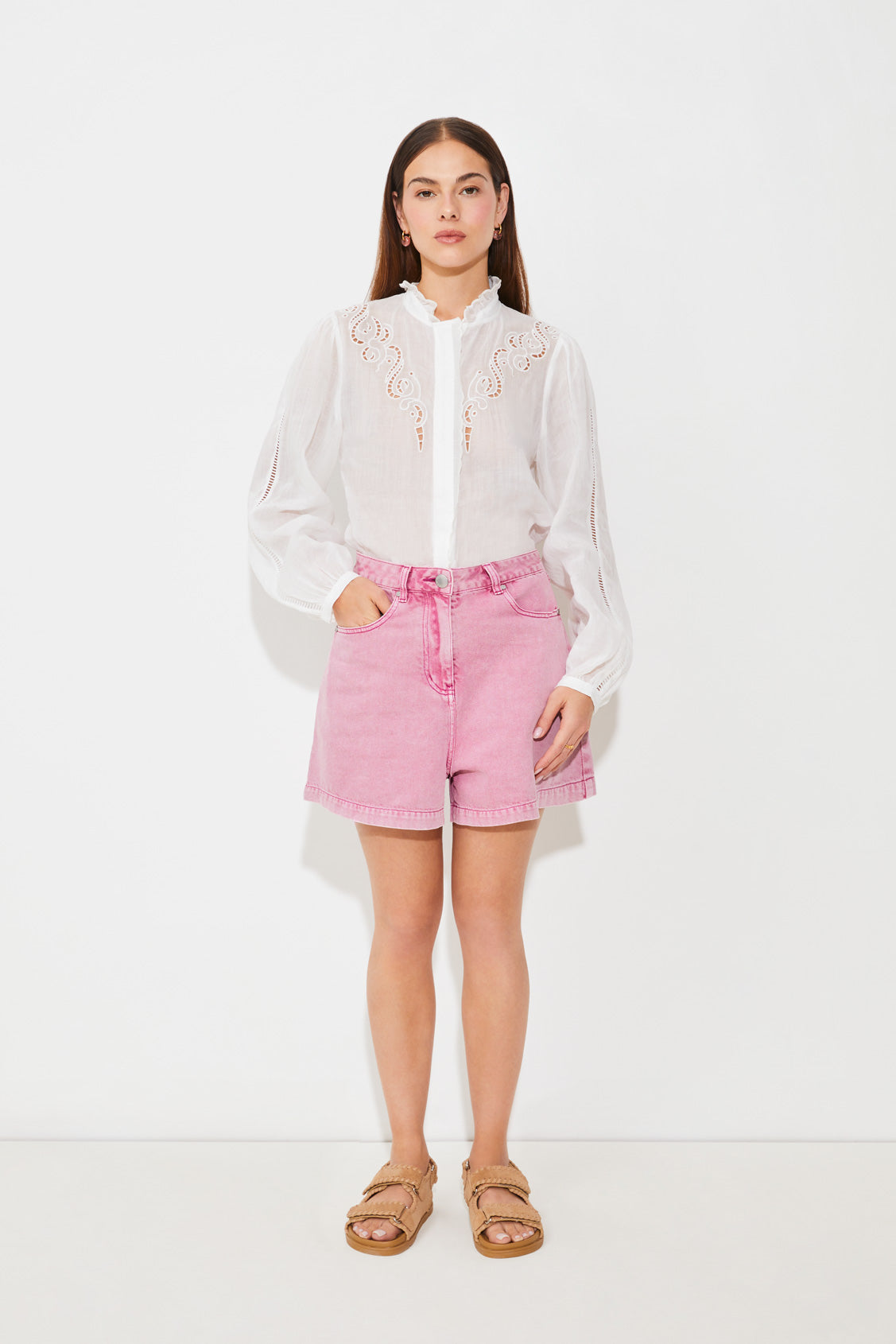 Leony Blouse hvit