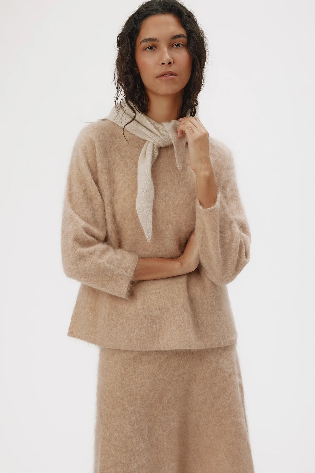 Paula Scarf - Oatmeal Beige