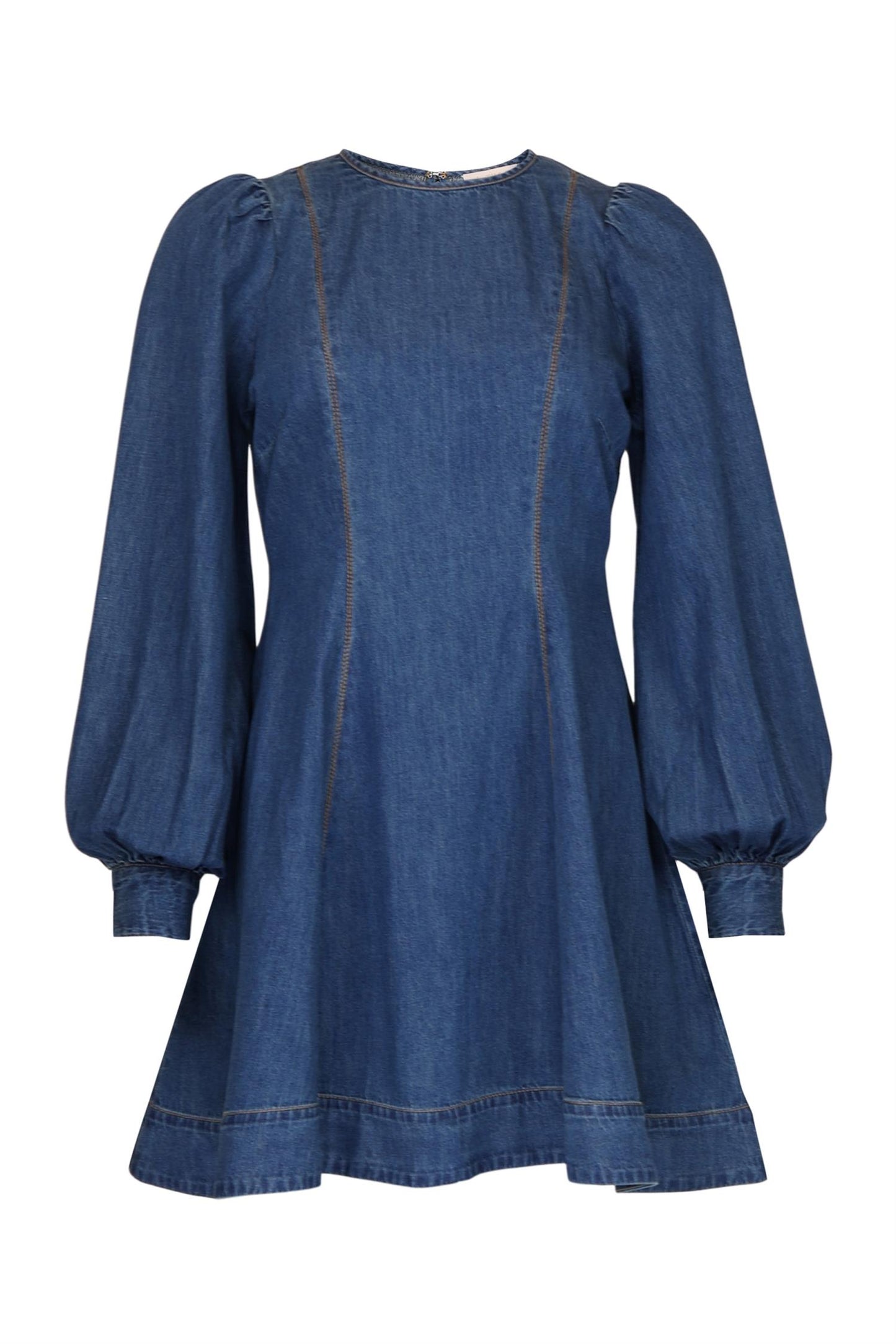 Denim Fitted Dress
