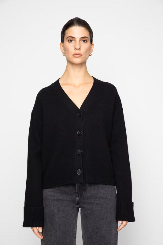 Aria Knit Cardigan Black