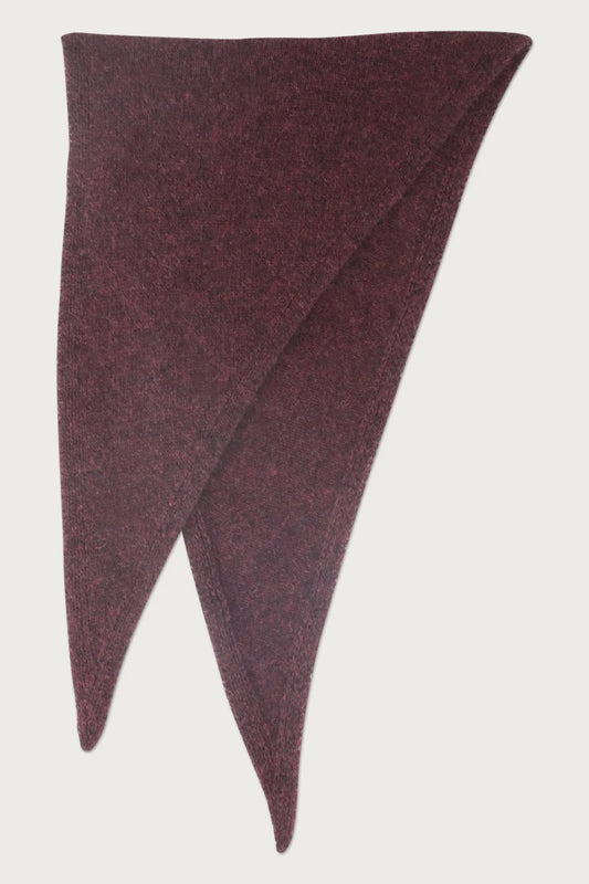 Paula Scarf Red Wine Melange