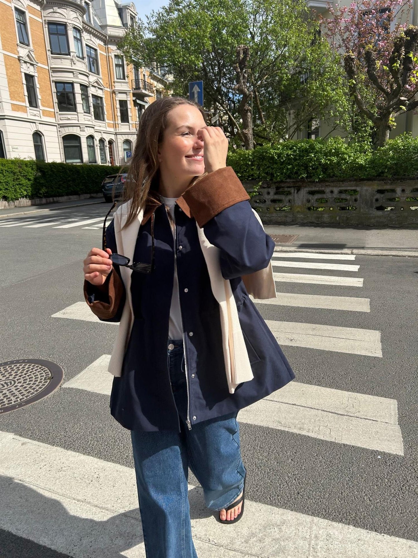 YasAnca LS Parka Jacket Navy