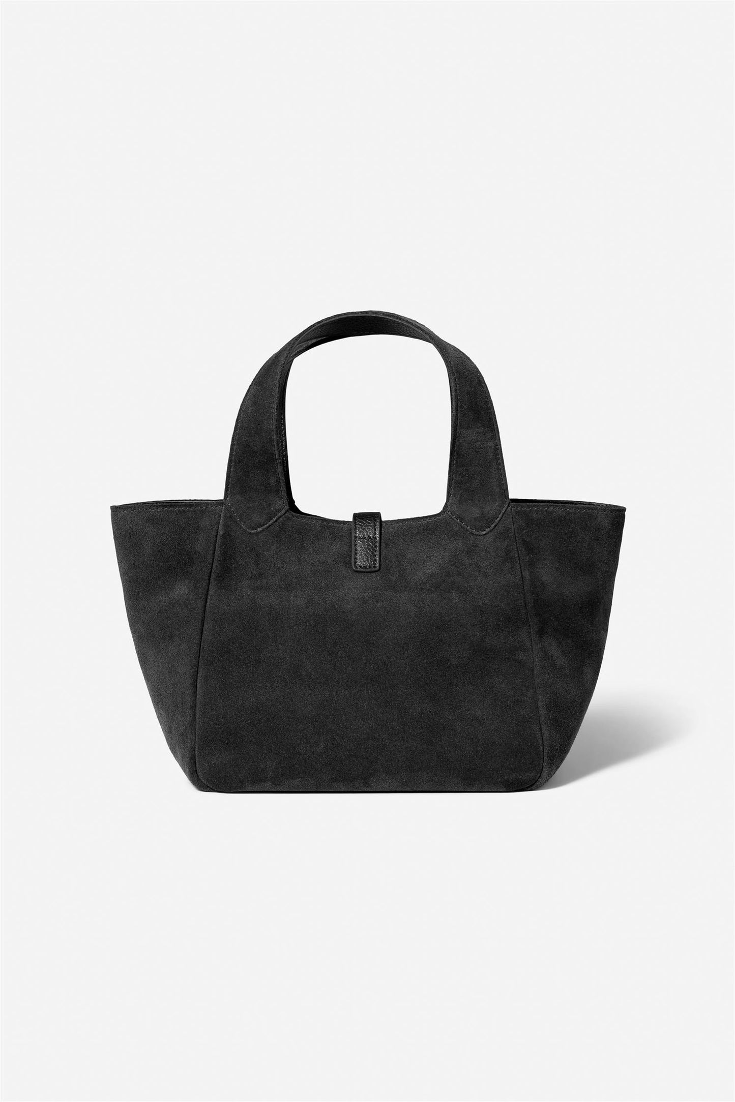 Lucille Tote Bag Small - Black Suede