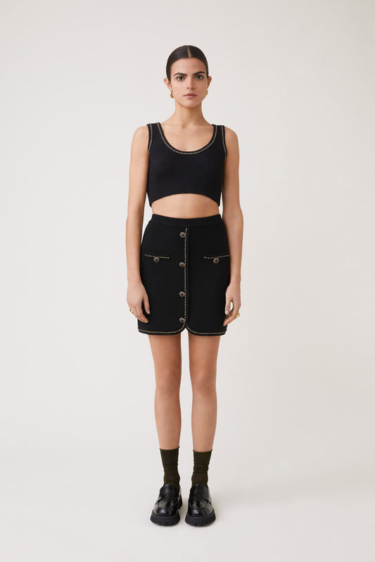 Knitted Skirt Fanila Noir