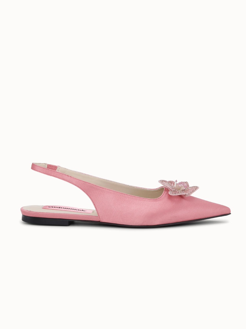 Fiona Flower Satin Blush