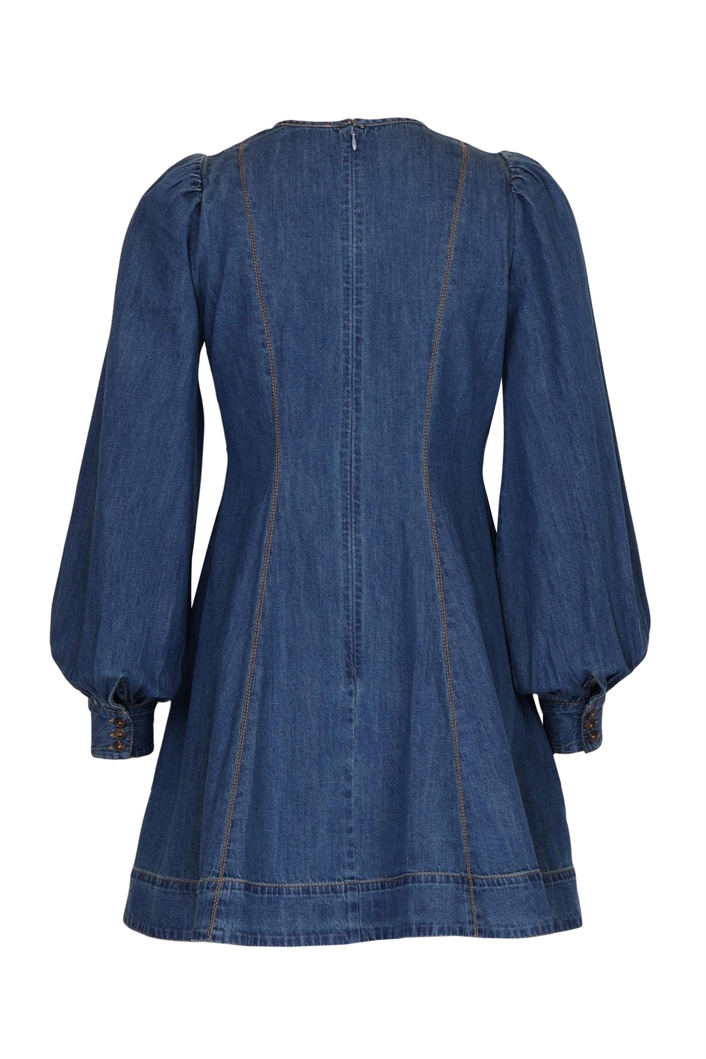 Denim Fitted Dress