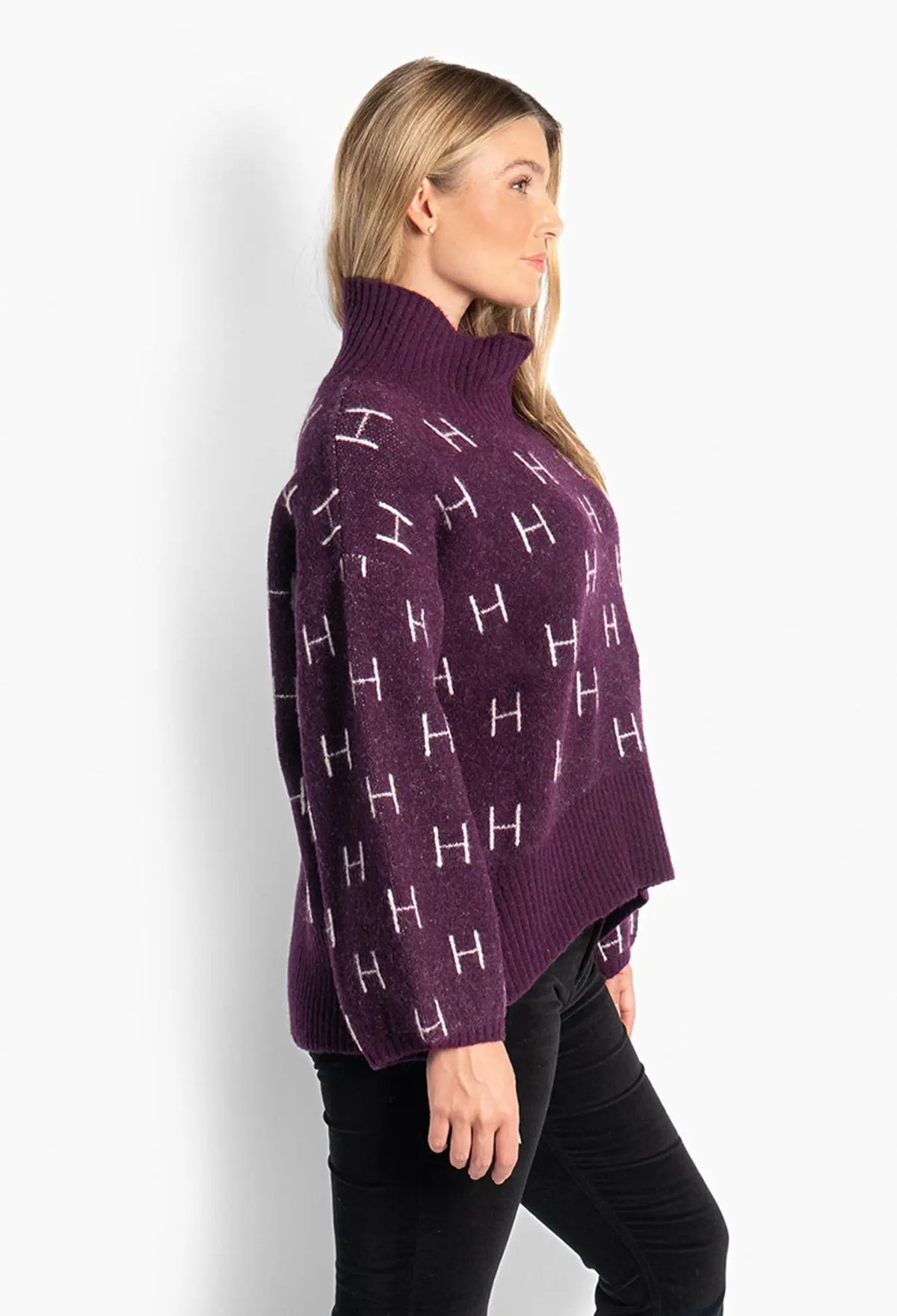 Fam Short Sweater - Potent Purple