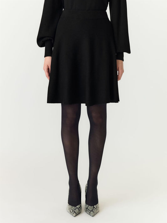 YASFonny Knit Skirt - Black