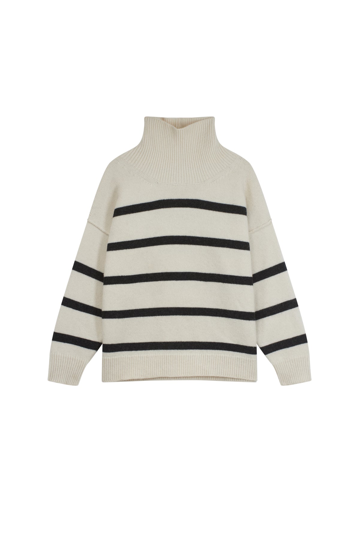 Cece Stripe Offwhite/Charcoal