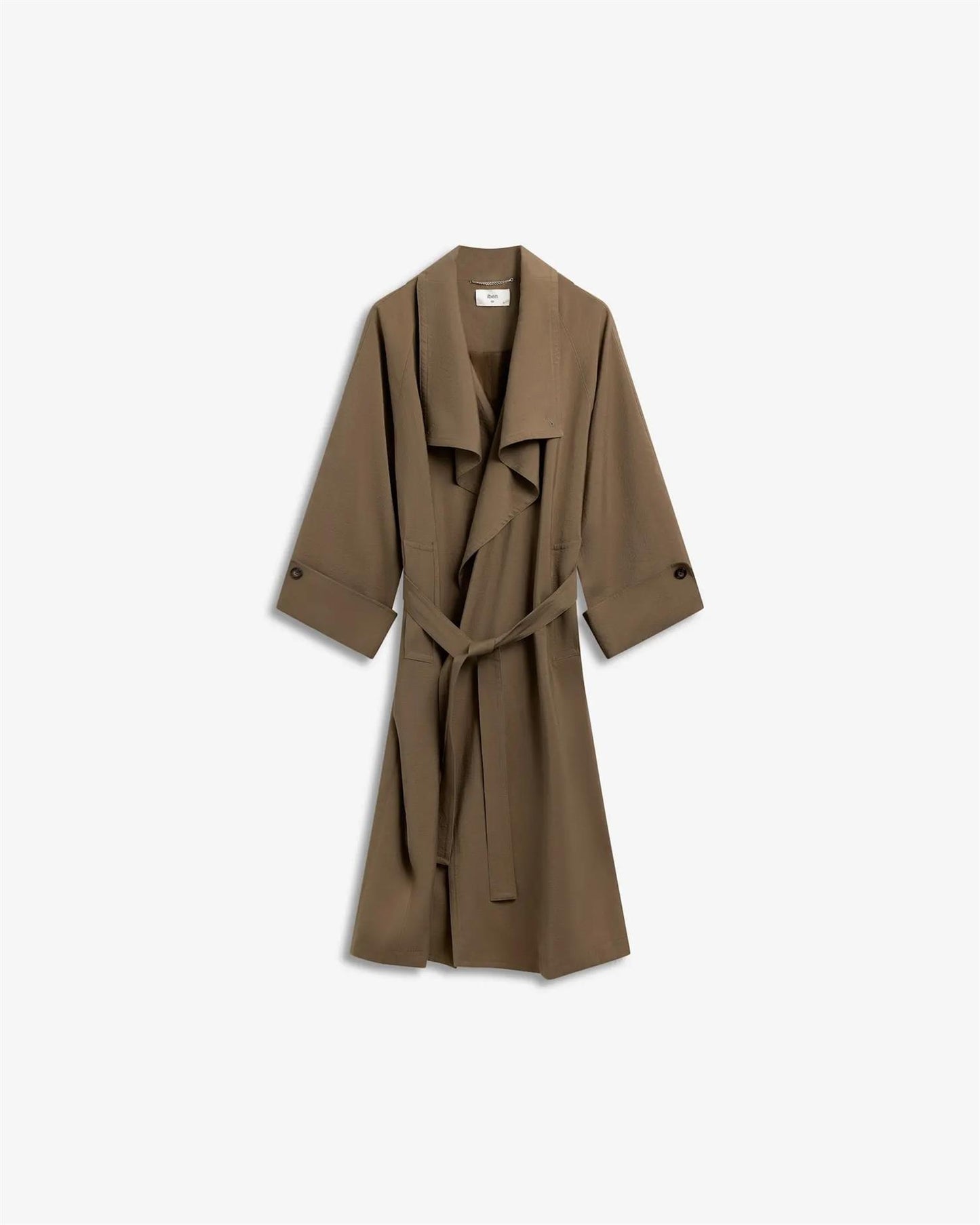 Atari Oversized Trenchcoat - Khaki Brown