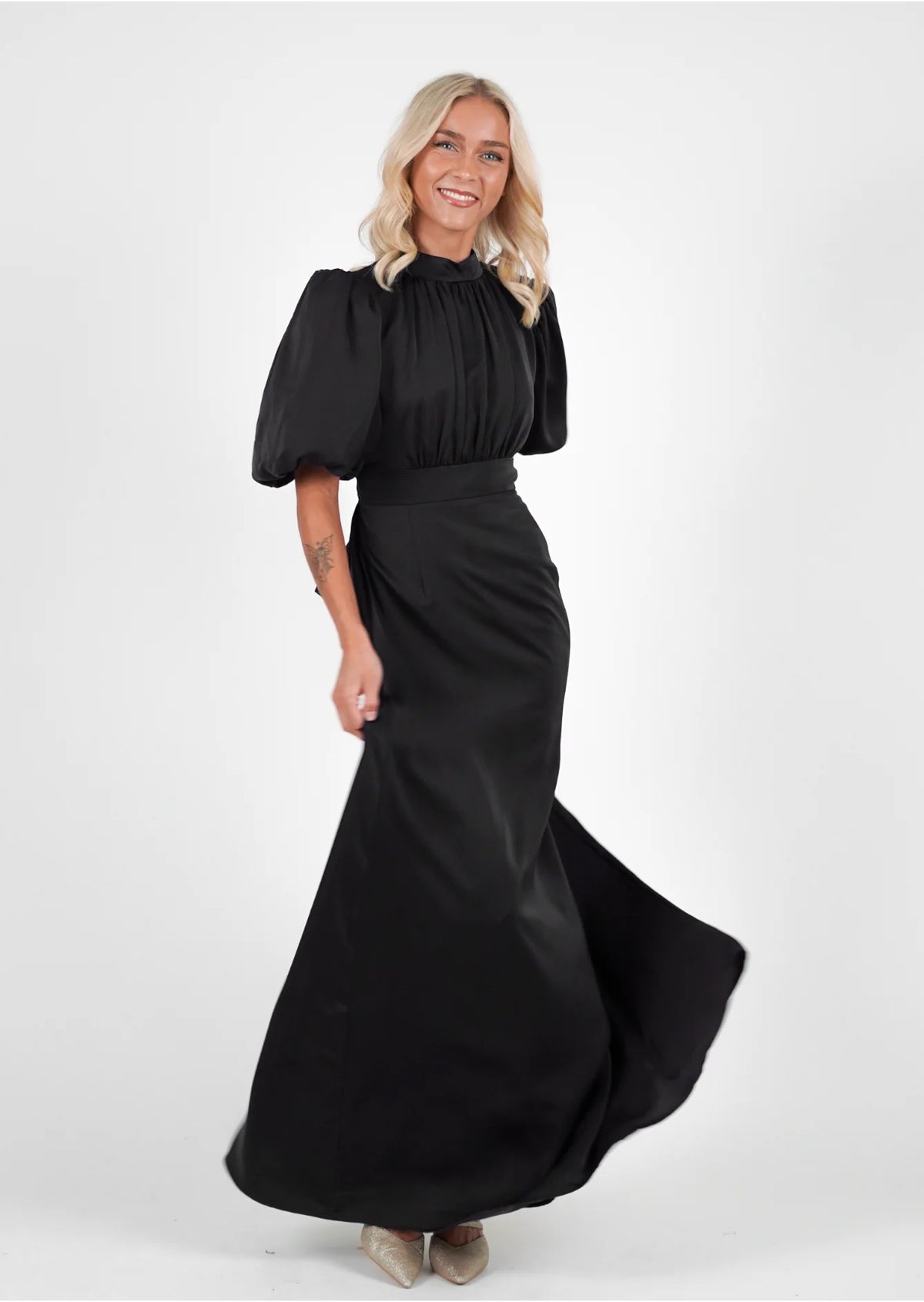 Holly Dress Long - Black