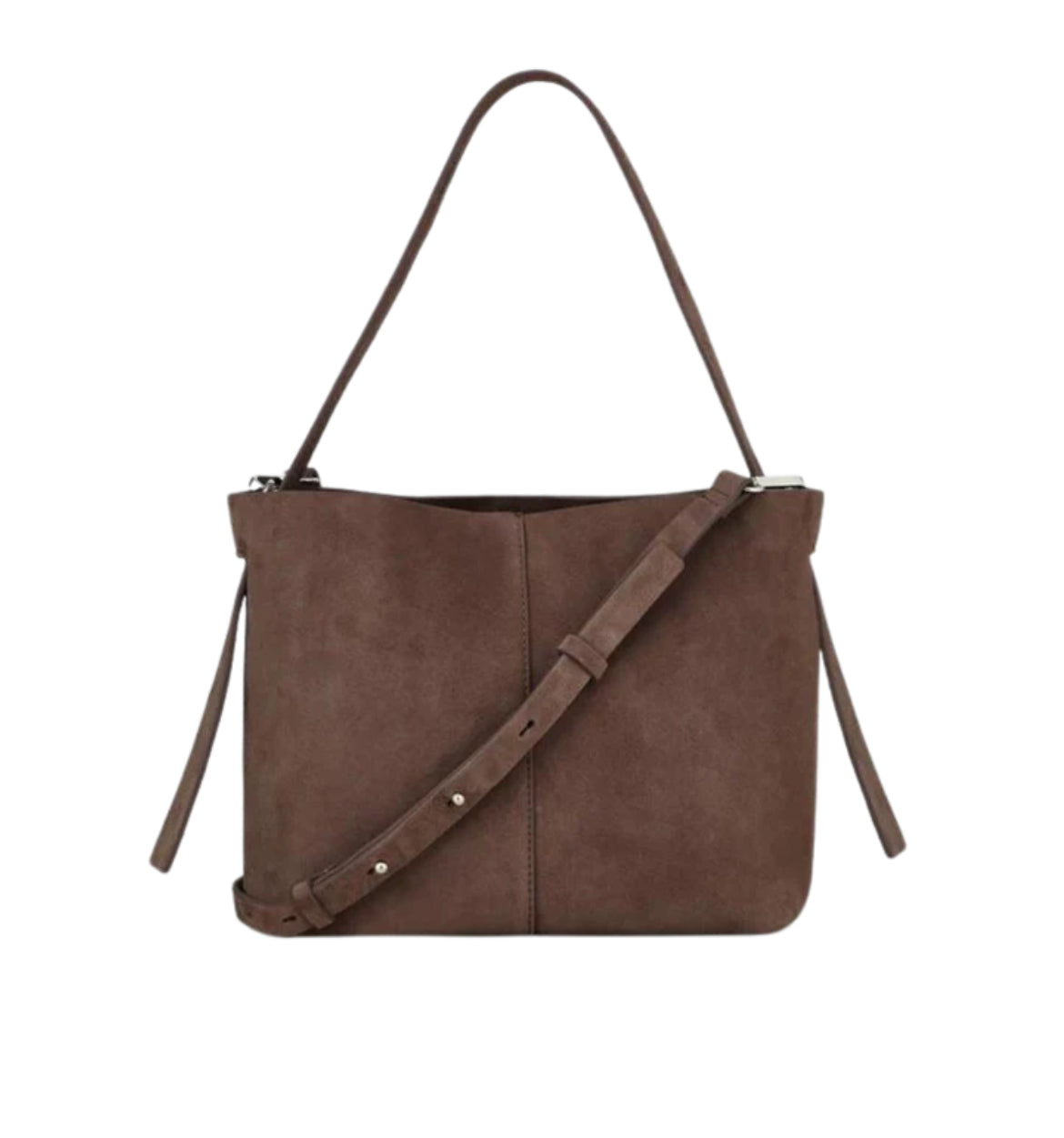 Suede Fraya Small Bag Hot Fudge Brown