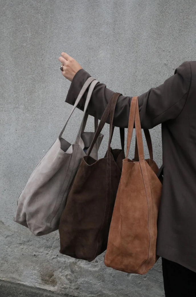 Suede Eden Bag Hot Fudge Brown