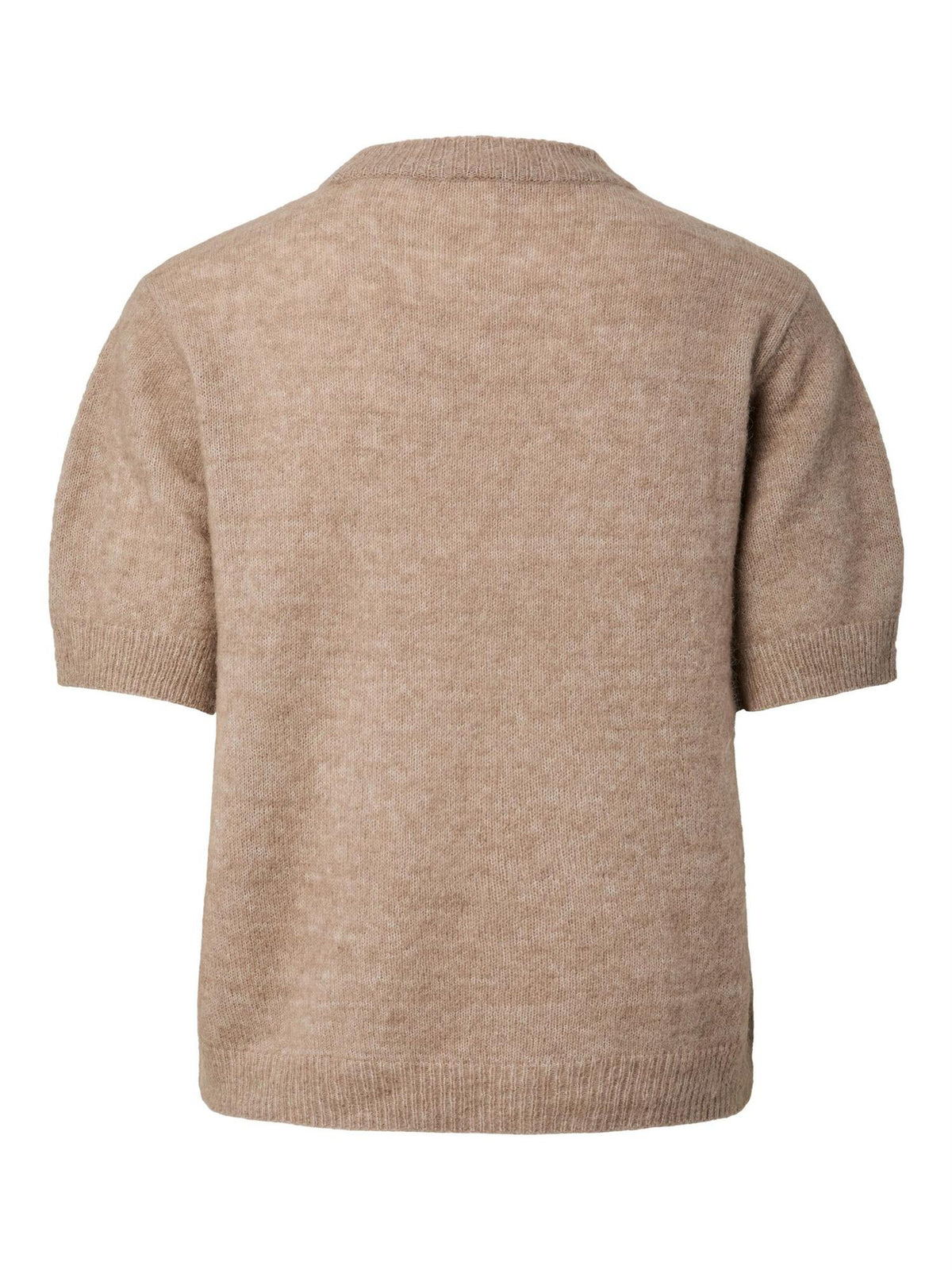 YasJohi Wool Blend Pullover - Taupe Gray