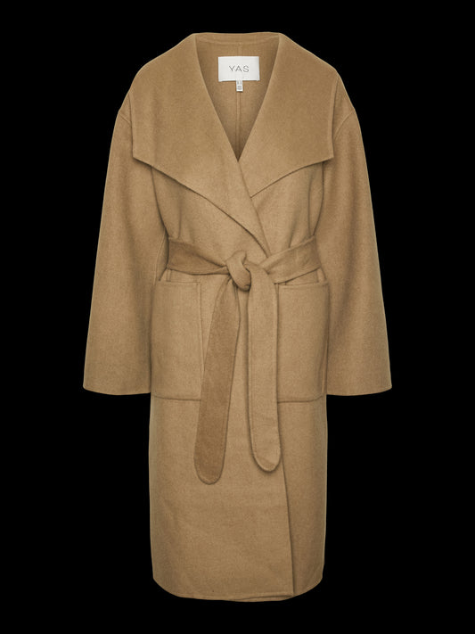 YASULDAN NEW HANDMADE LONG COAT Safari