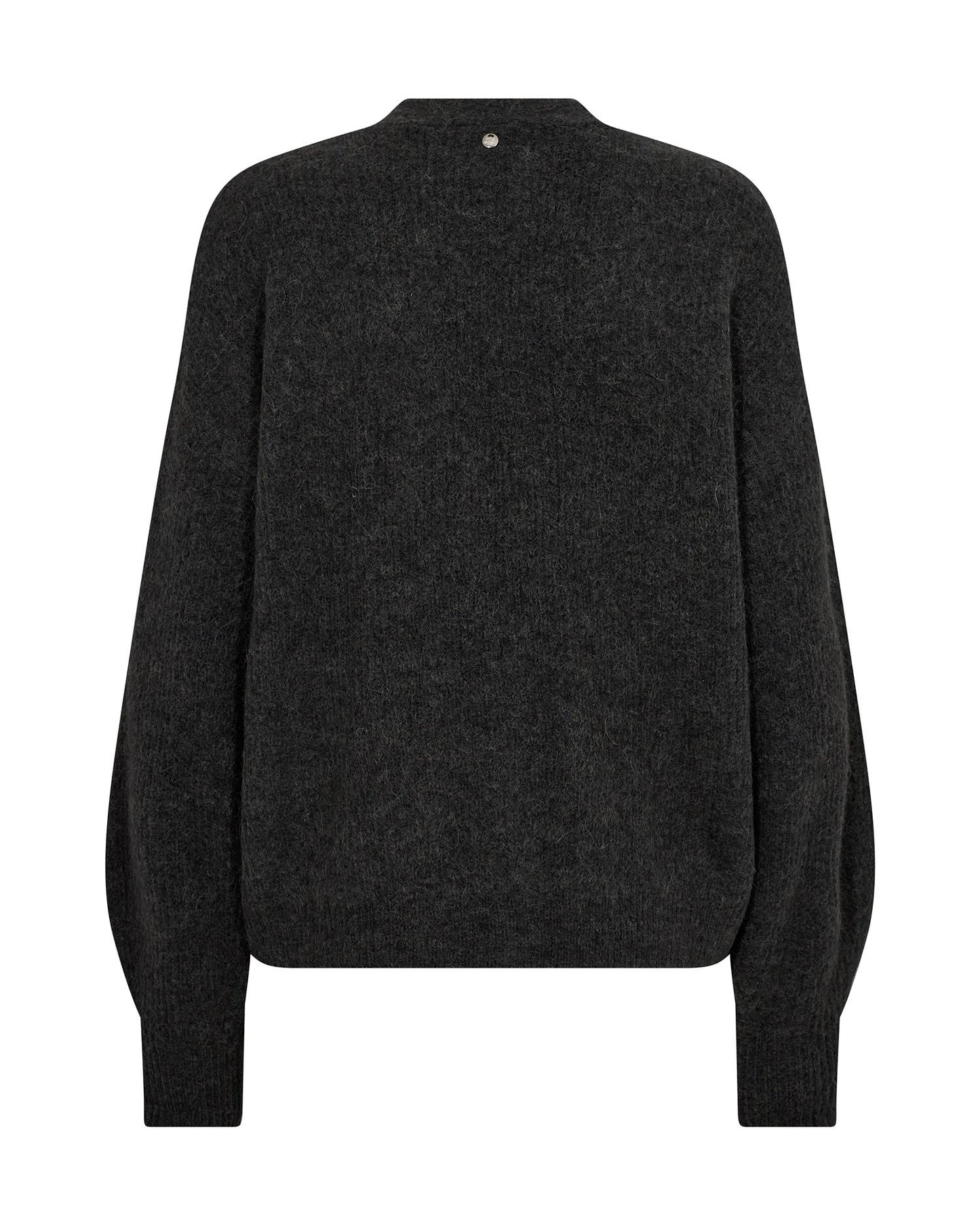 Thora V-Neck Knit Cardigan Black