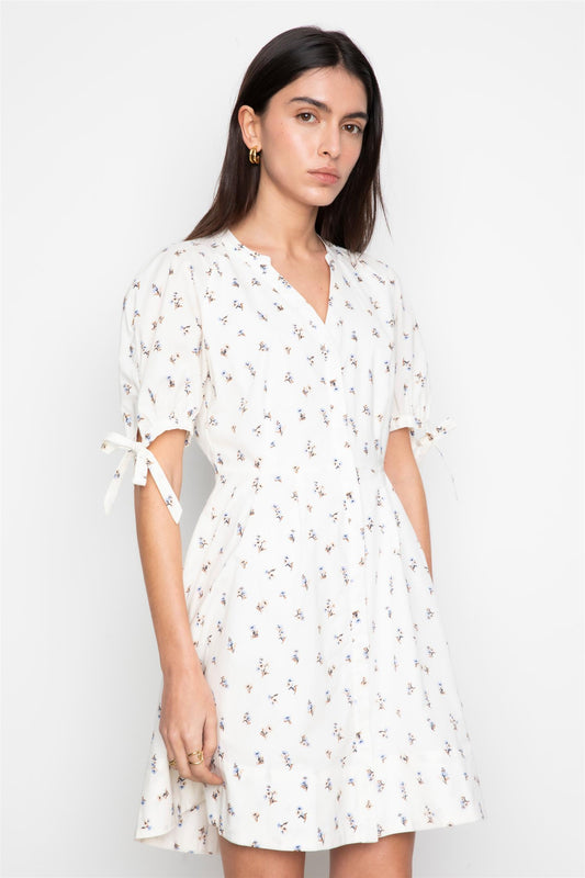 Lia Dress White Anemone