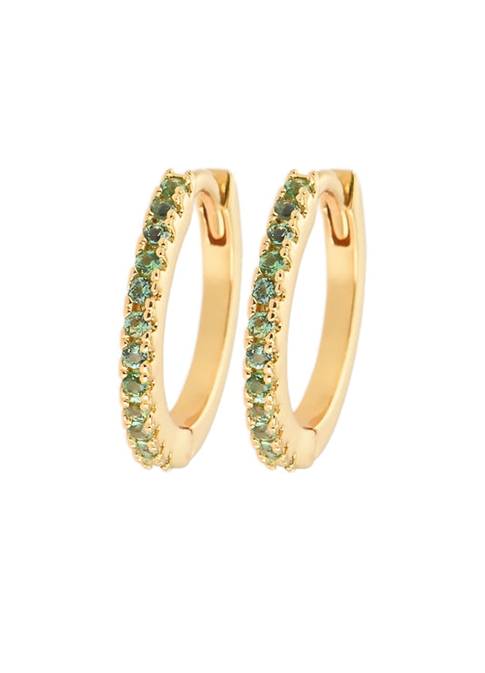 Medium hoops Mint