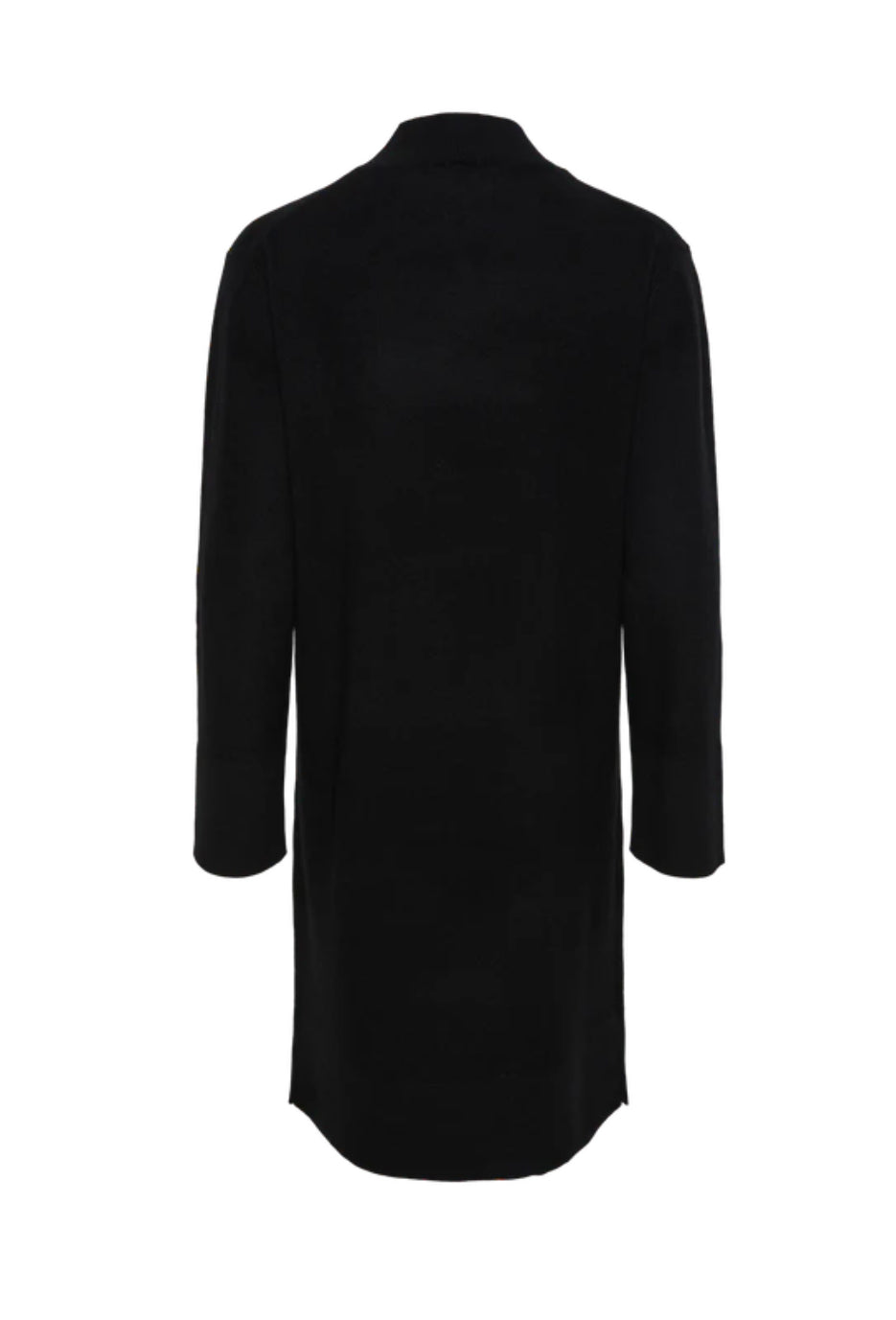 YasEmilie Ls Funnel Knit Dress Black