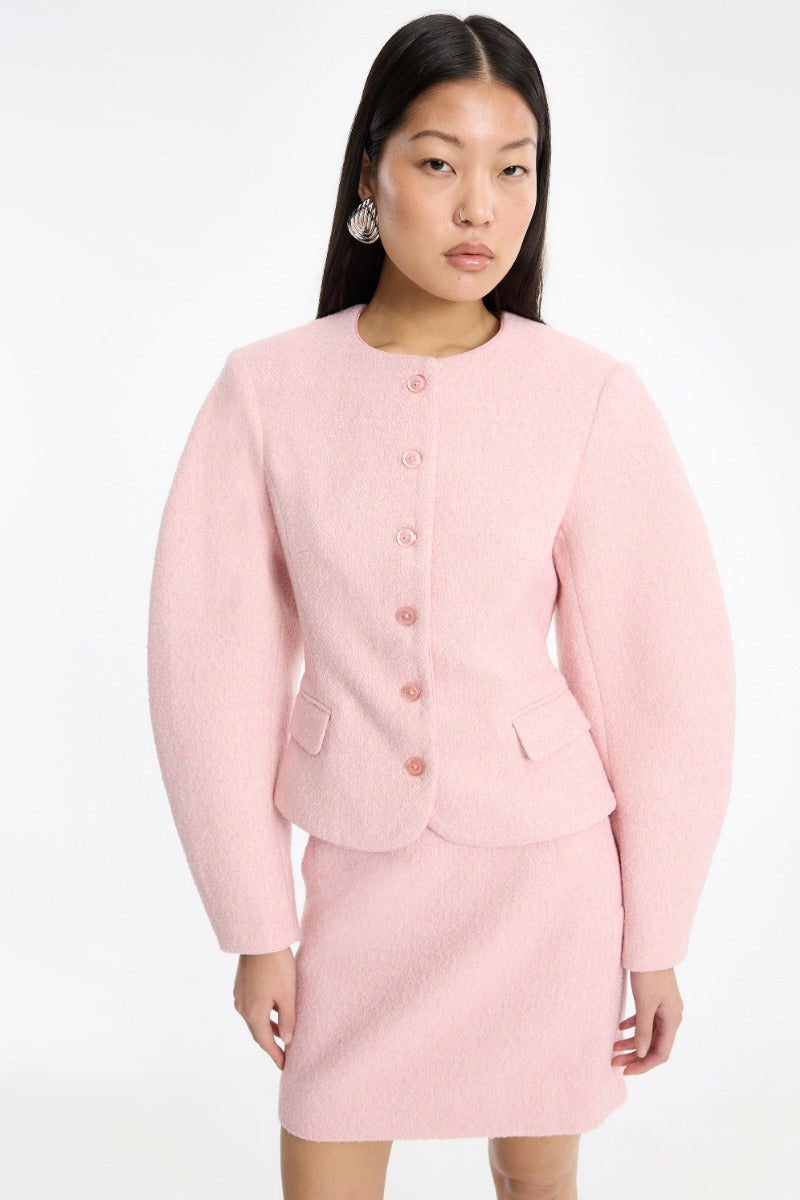 Cocoon Sleeved Jacket - Cherry Blossom
