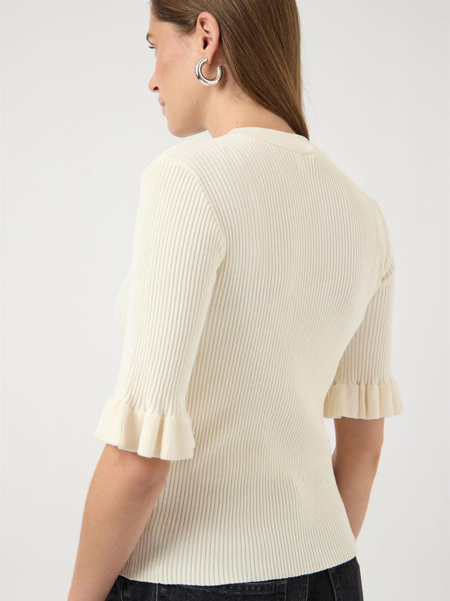 YasMikla SS Knit Top Pristine