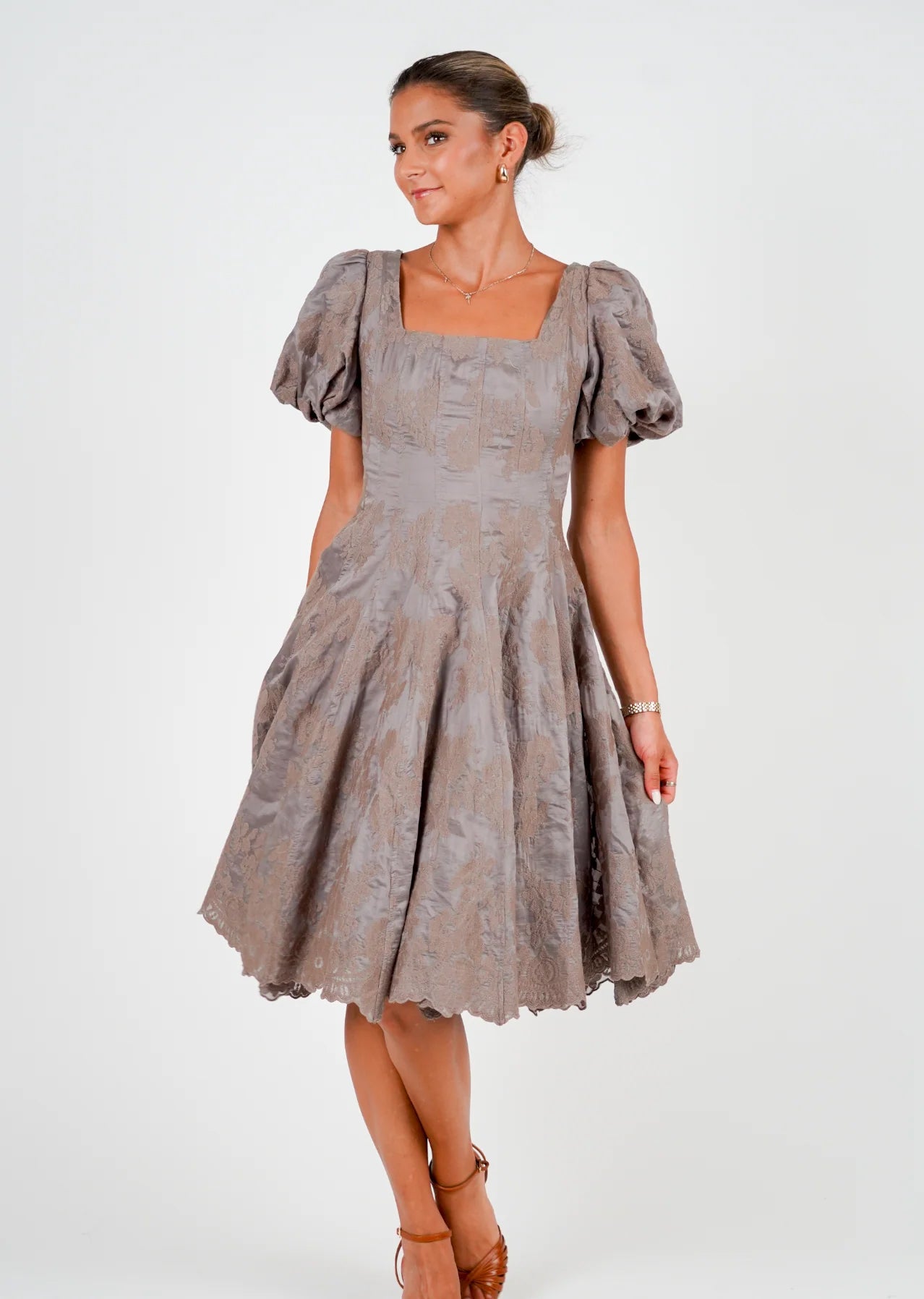 Elina Dress Taupe