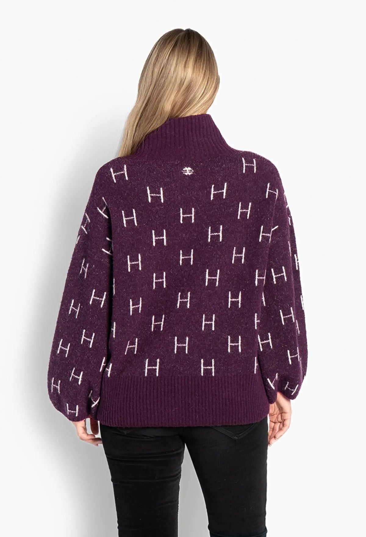 Fam Short Sweater - Potent Purple