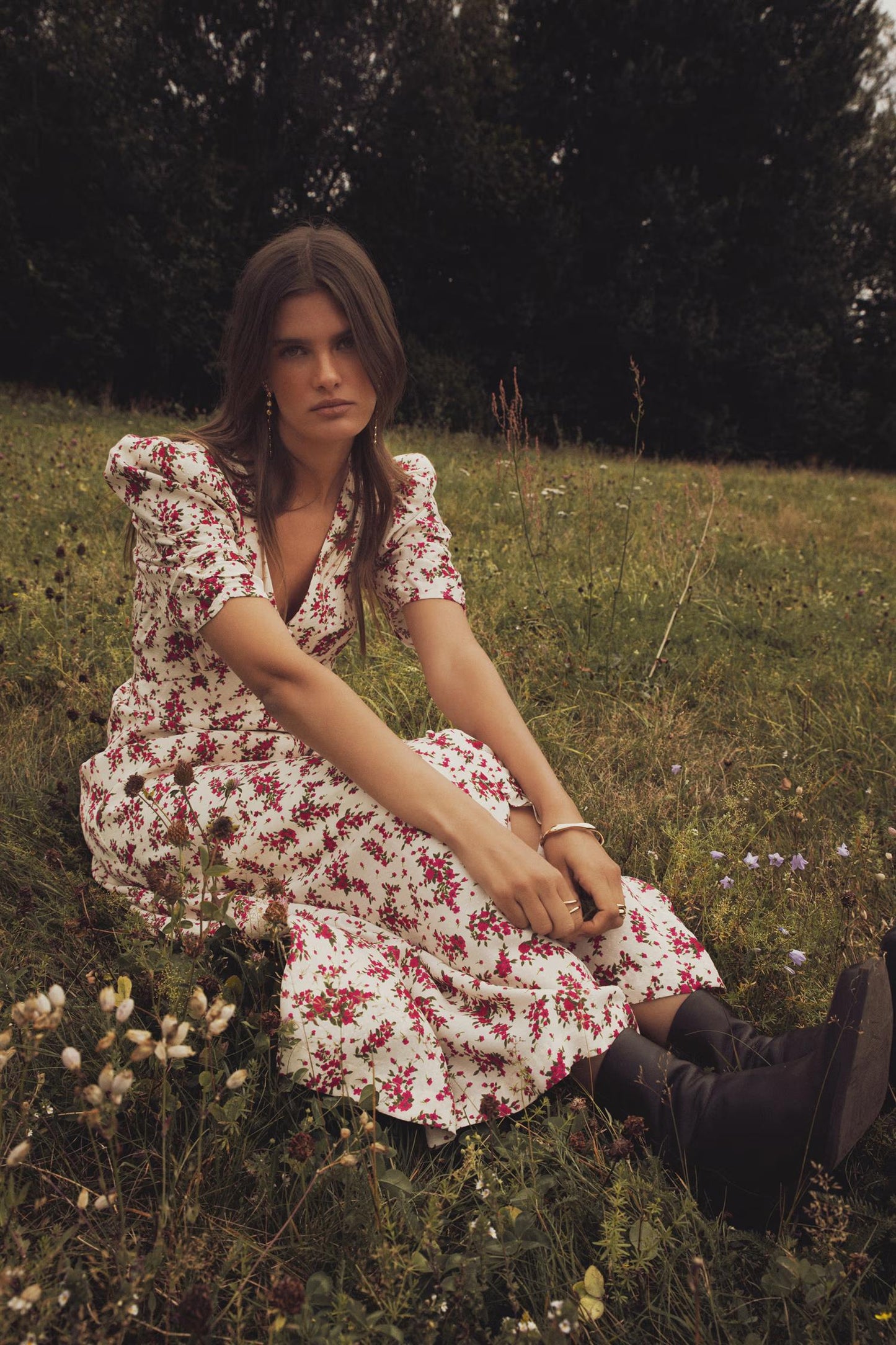 Aivy Dress Berry Print