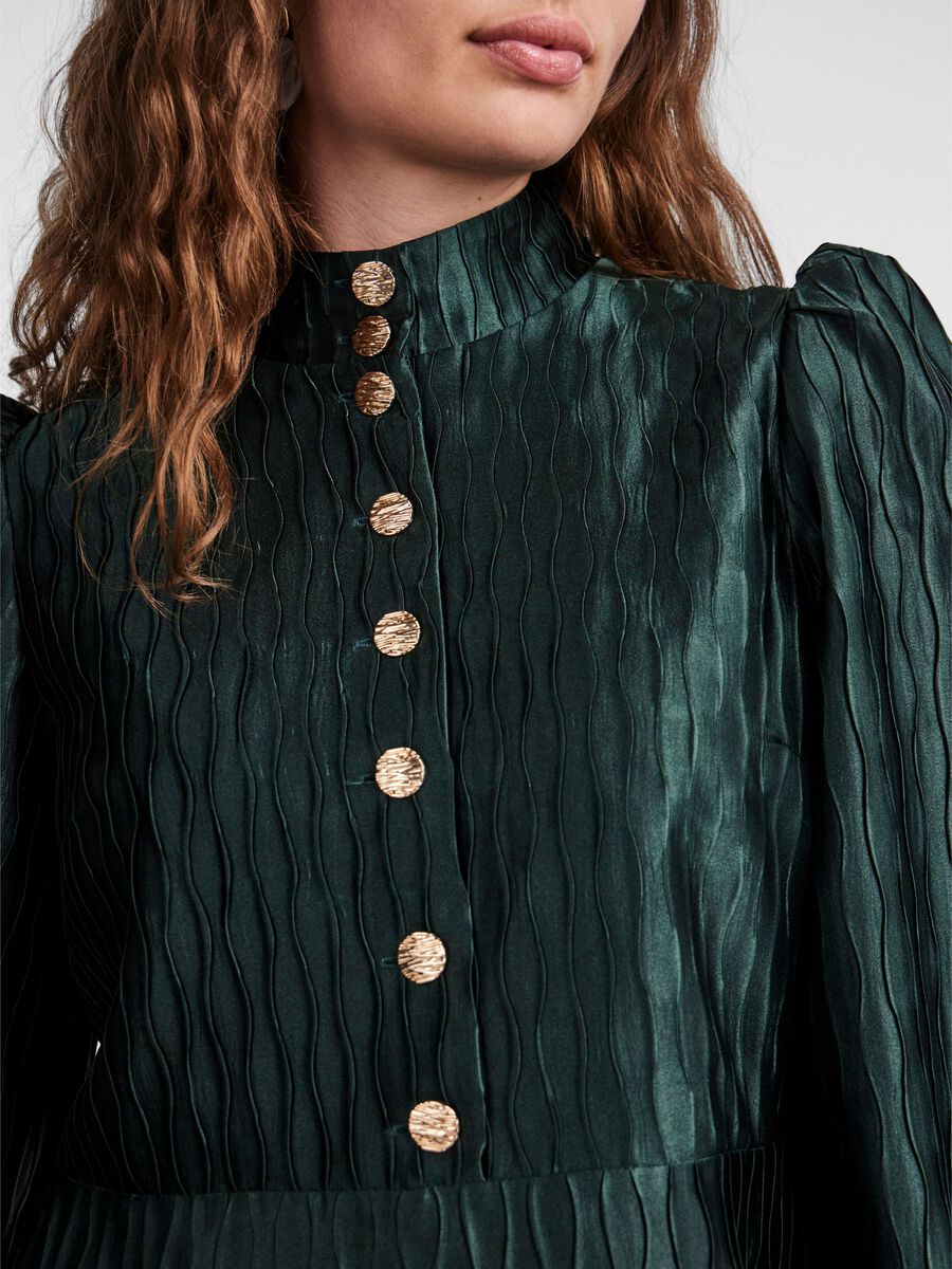 YASRipple LS Dress Show Scarab Green