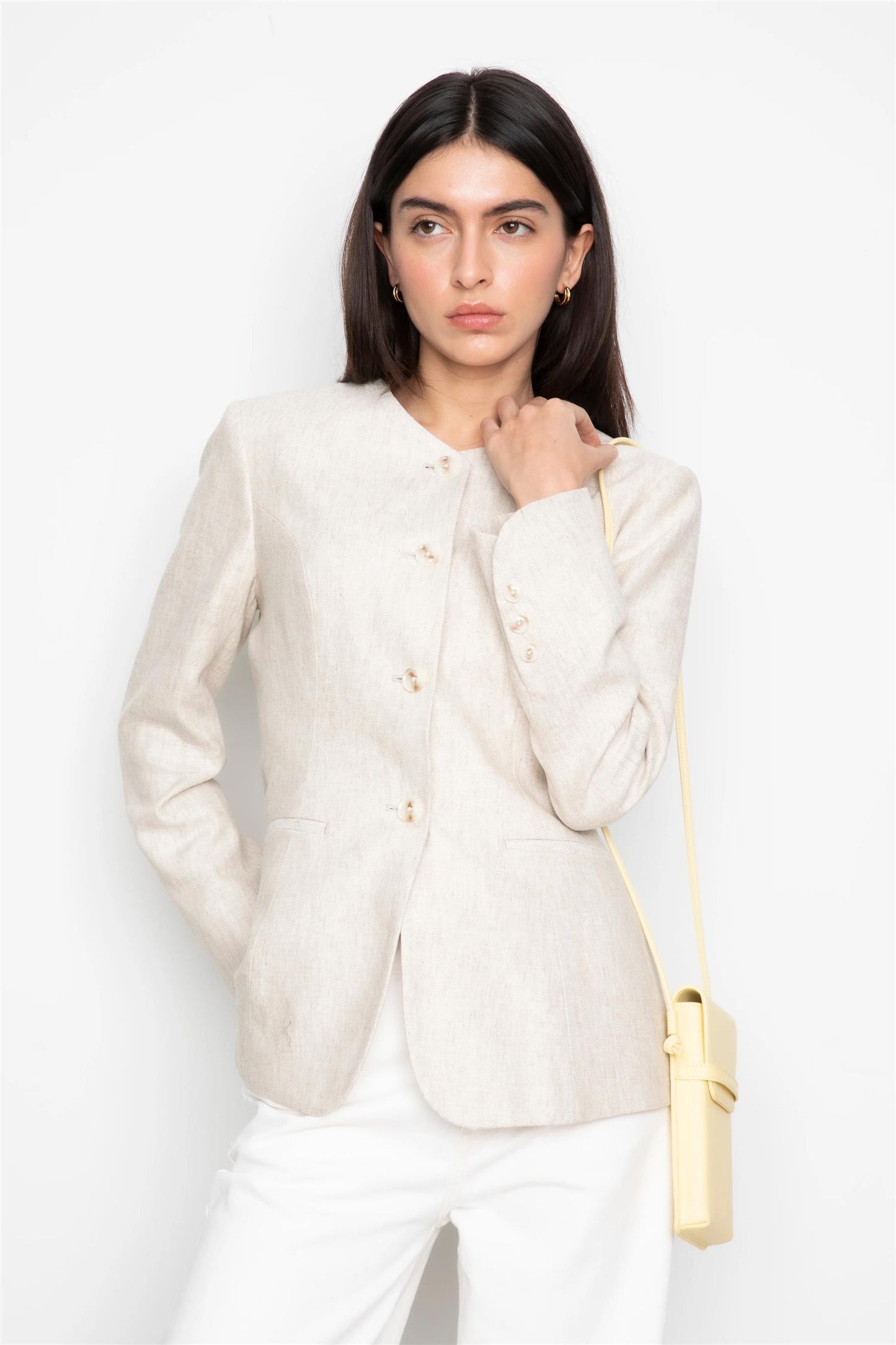 Cleo Blazer Sand Melange