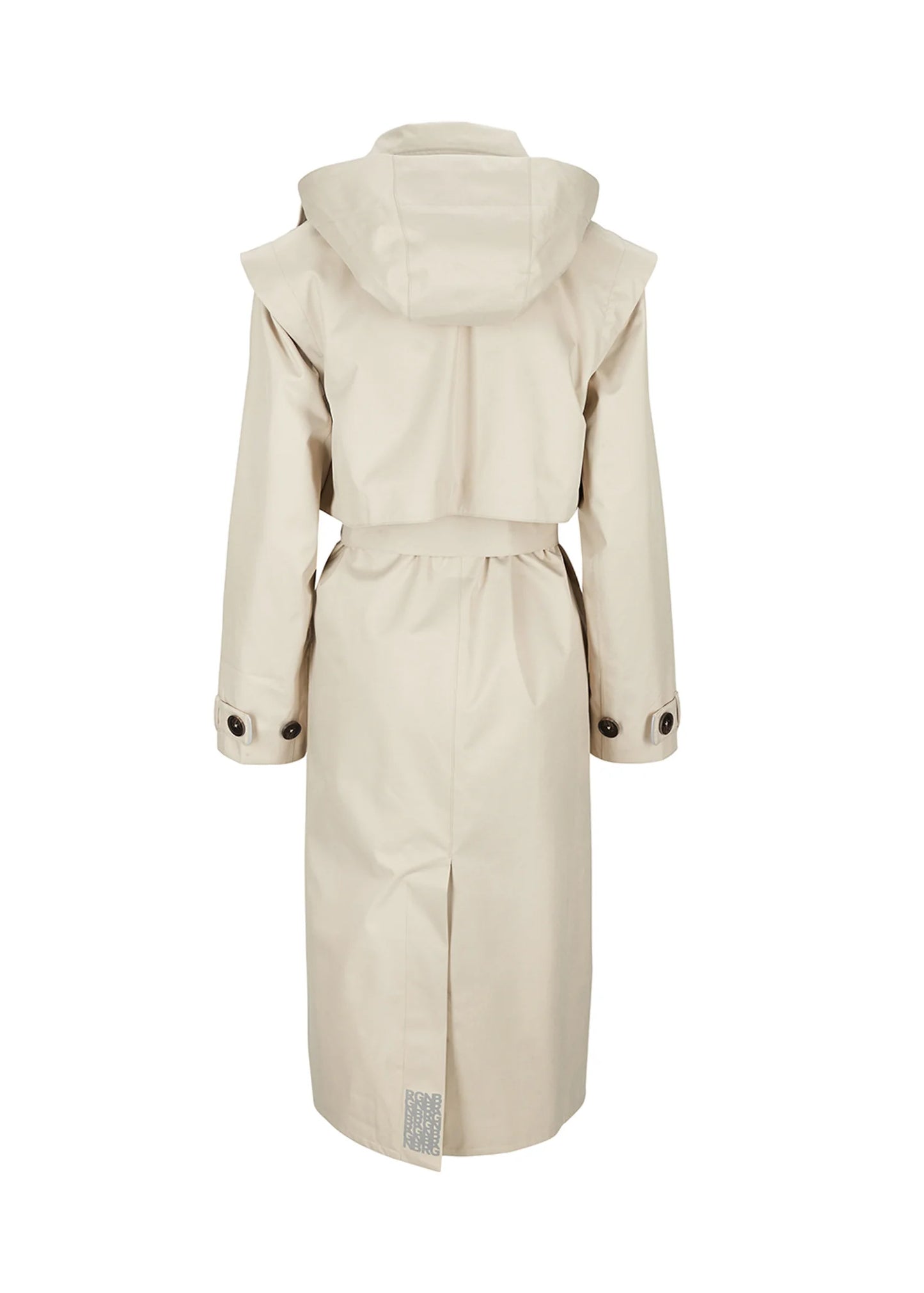 Regndråpe Trench Coat Sand