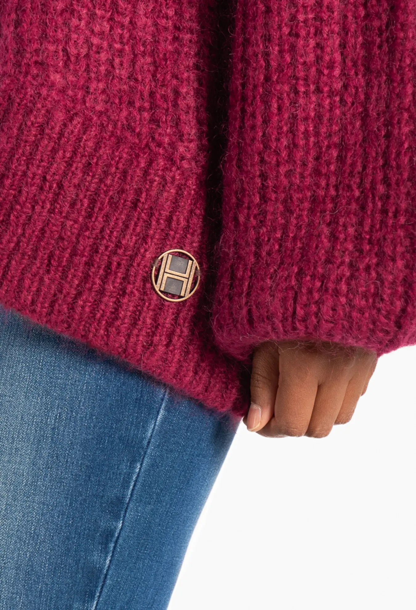 Tia Sweater - Rhododendron