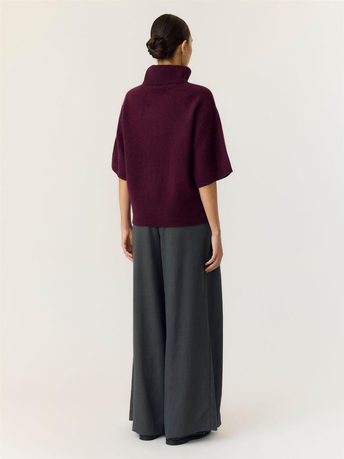YasEmila Wool Knit Pullover - Fig