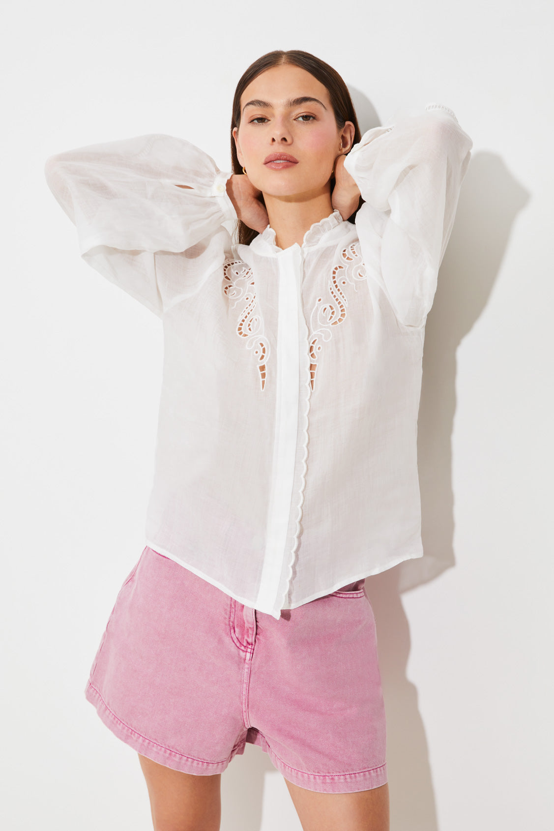 Leony Blouse hvit