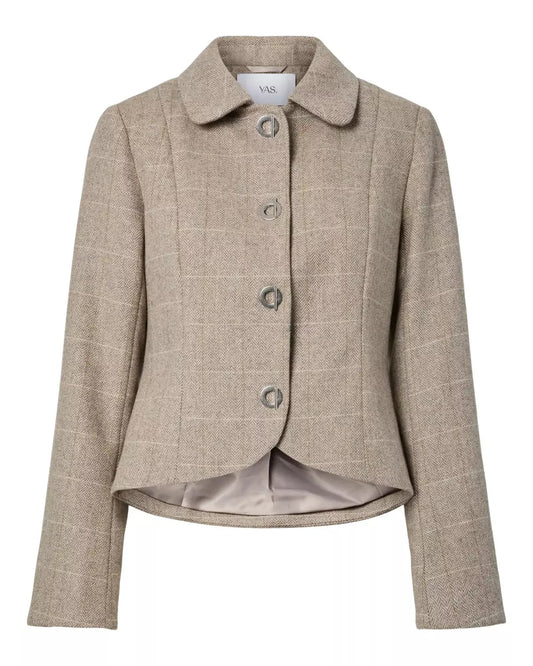 YasNiva Wool Jacket - Timber Wolf