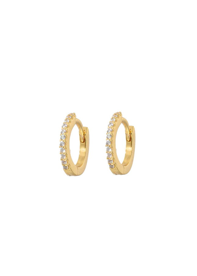 X-Small Slim Hoops White