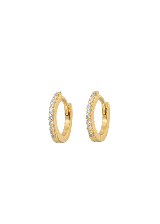 X-Small Slim Hoops White