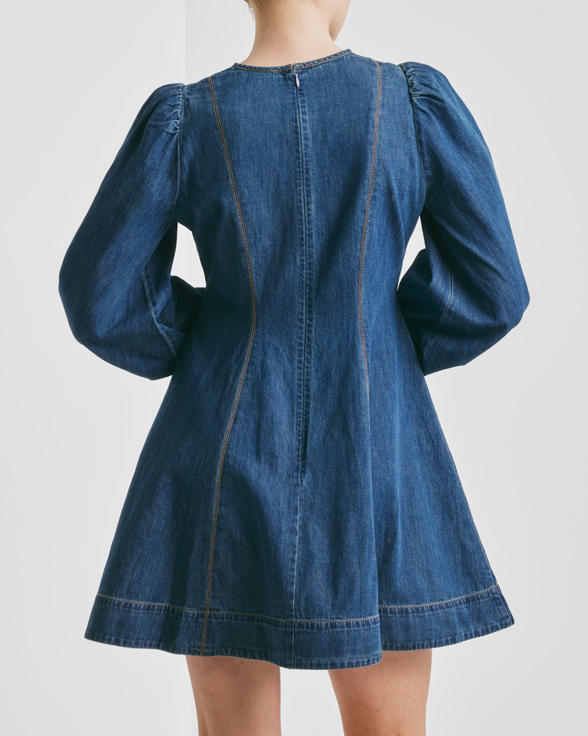 Denim Fitted Dress