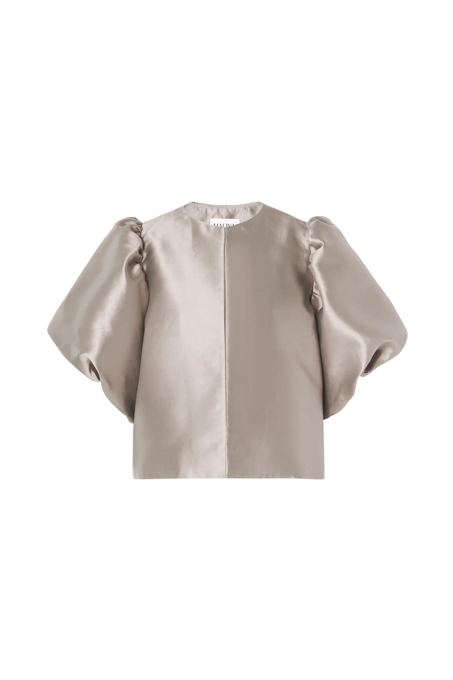 Cleo Pouf Sleeve Blouse Steel Gray