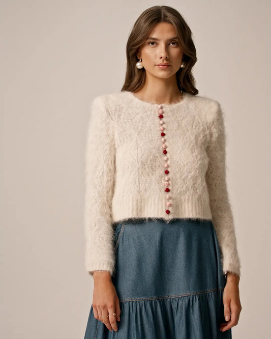 Alpaca Button-Down Jacket