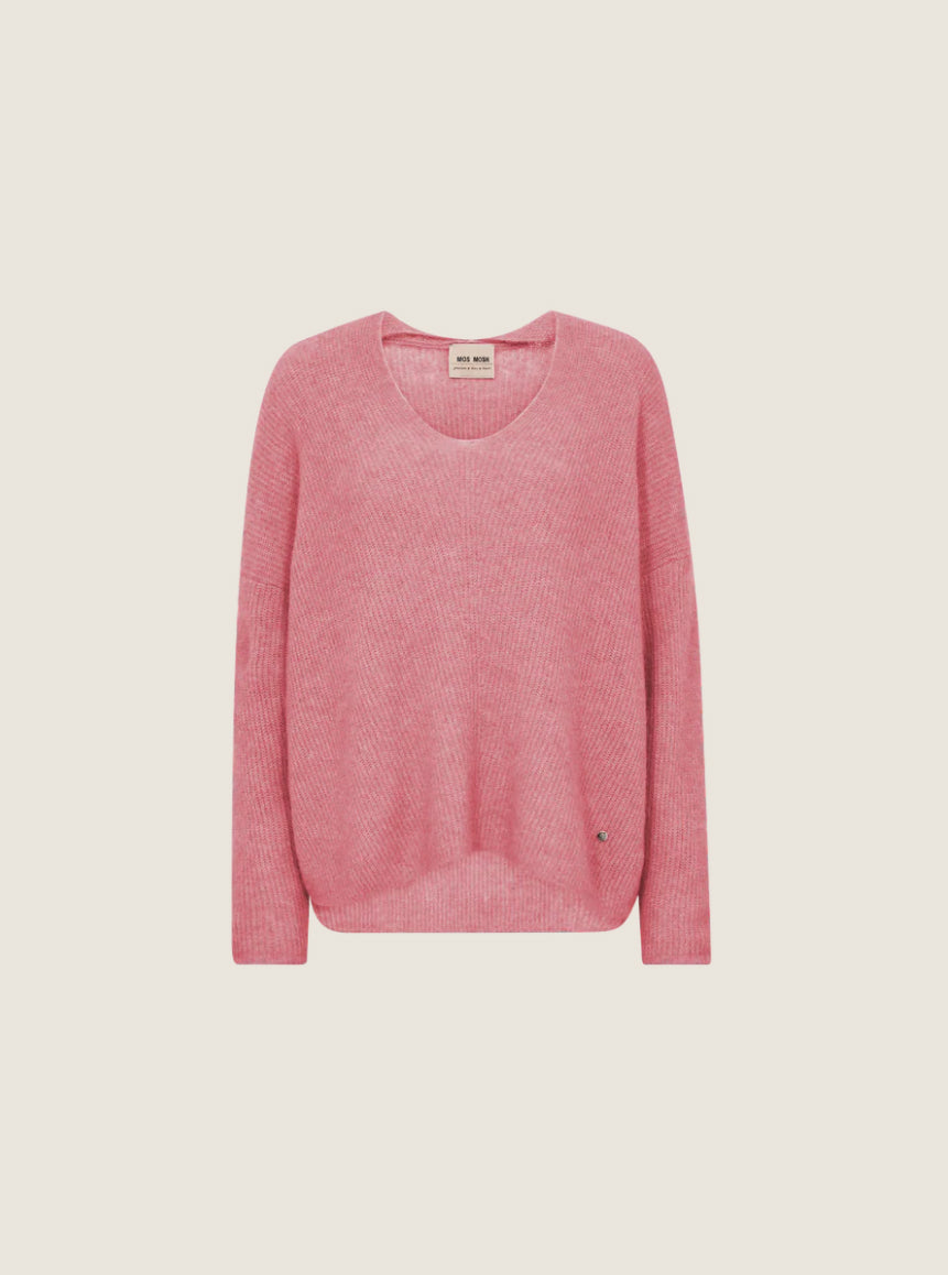 MMThora V-Neck Knit Dusty Rose