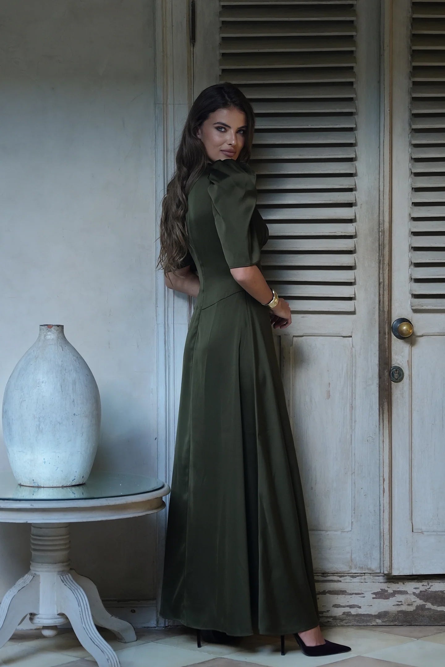 Francis Maxi Dress - Khaki