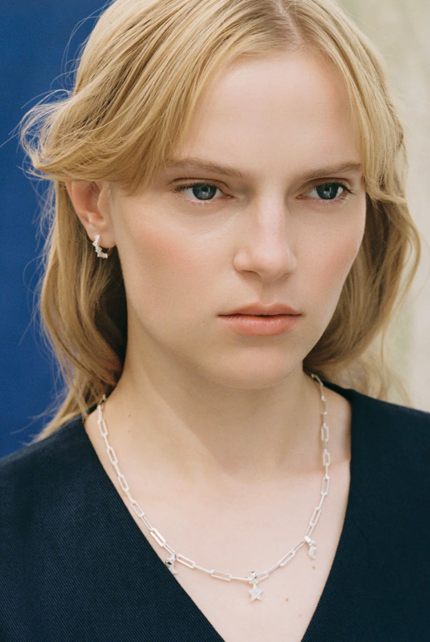 Mixed Small Hoops Silver